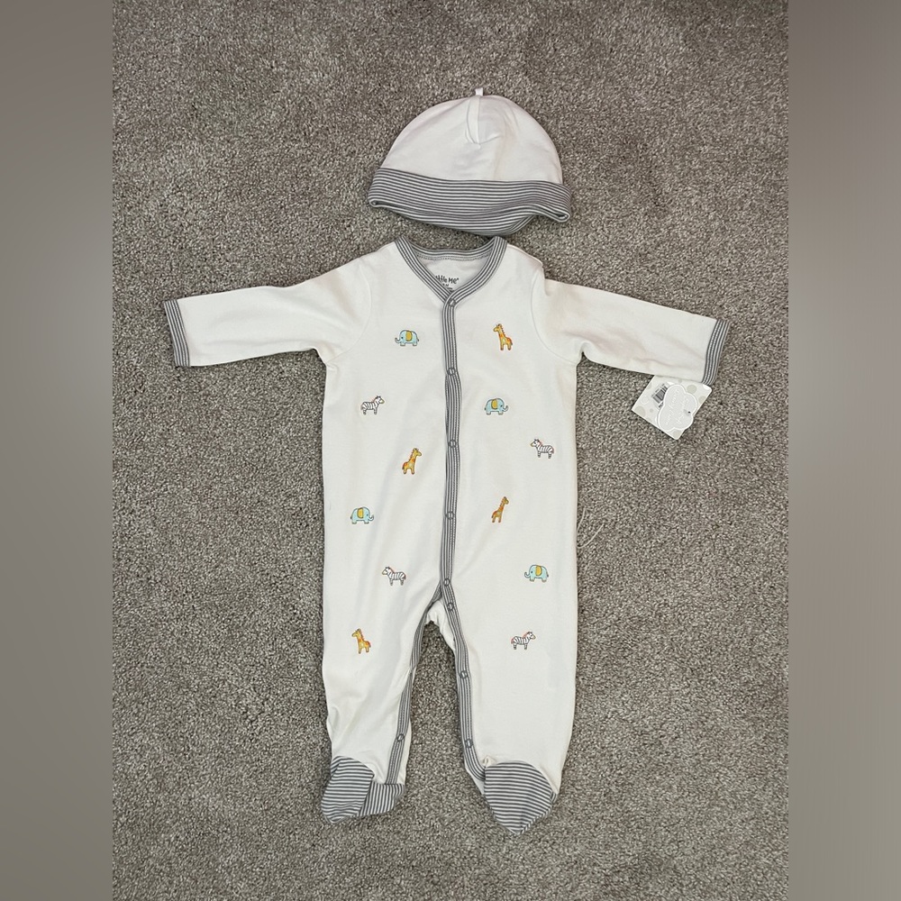 Little Me Sleeper and Hat 6 Months